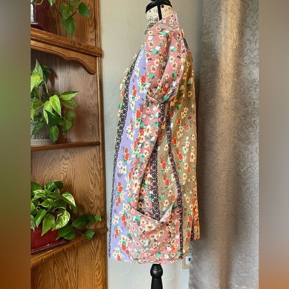 Callabie BoHo Floral Top Size XL - Picture 2 of 15